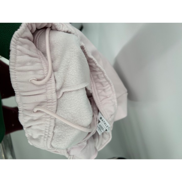 Athleta Women's Forever Fleece Light Pink Sweatpants Joggers Size Medium - Picture 8 of 10